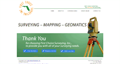 Desktop Screenshot of firstchoicesurveying.com